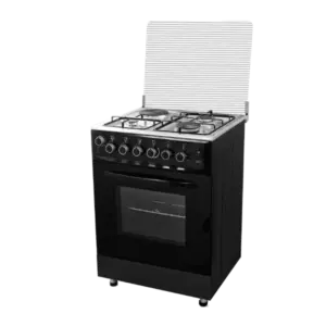 Vision Plus VPSC3155B 3 Gas + 1 Electric Plate 55X60 Standing Cooker