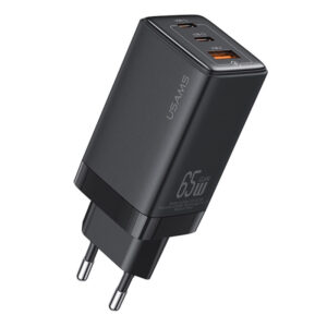 USAMS 65W 3 Port GaN Rapid Charger Sandru Series