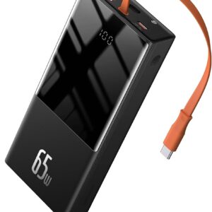 Baseus Powerbank 65W for Laptop, 20000mAh Power Bank