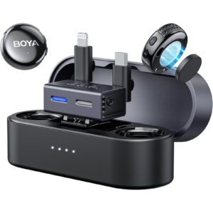 BOYA BOYALINK 3-01 (with 3.5mm, USB-C & Lightning) Wireless Microphone