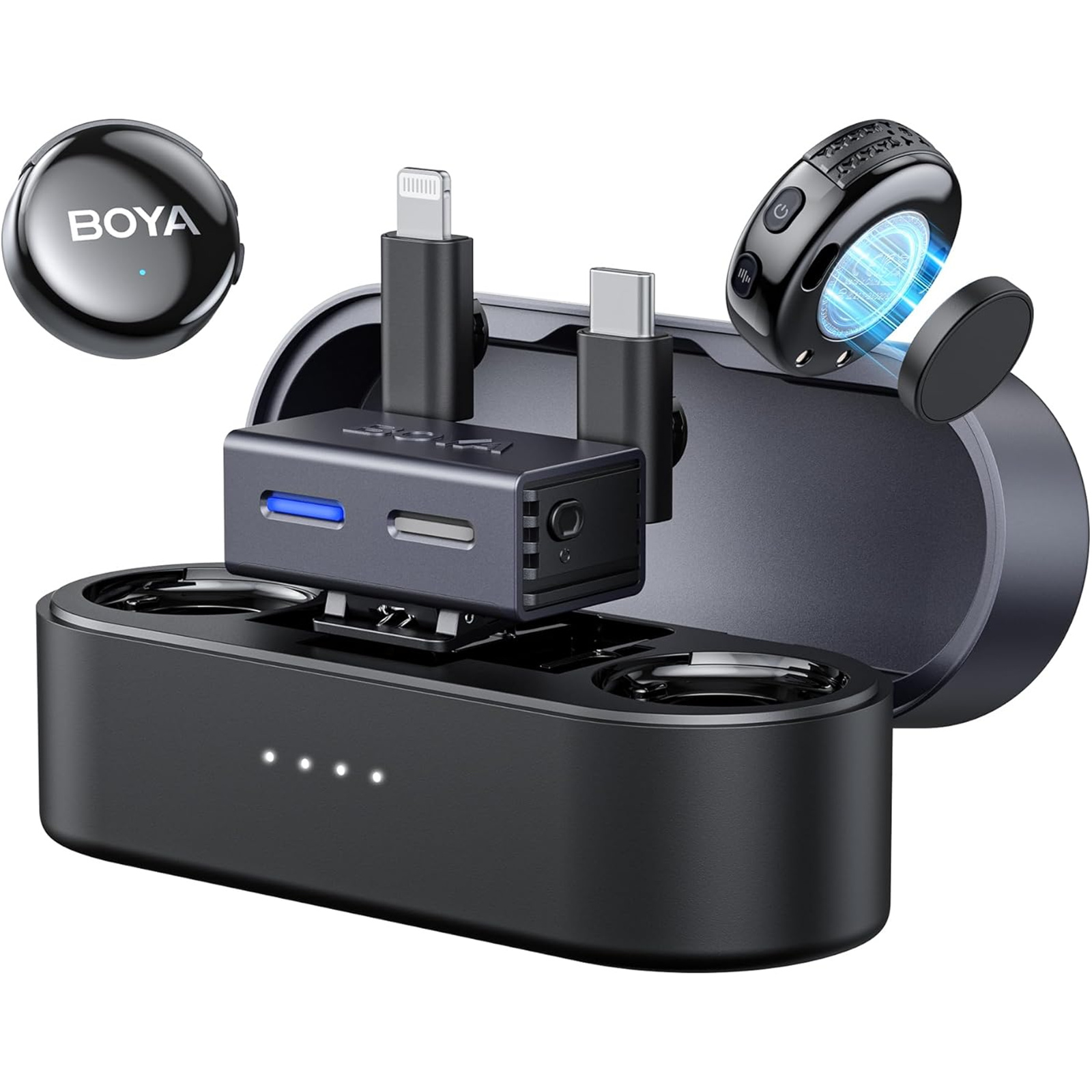 BOYA BOYALINK 3-02 (with 3.5mm & USB-C) Wireless Microphone