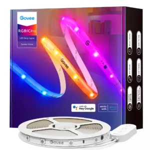 Govee RGBIC Wi-Fi + Bluetooth LED Strip Lights With Protective Coating (5-10m)