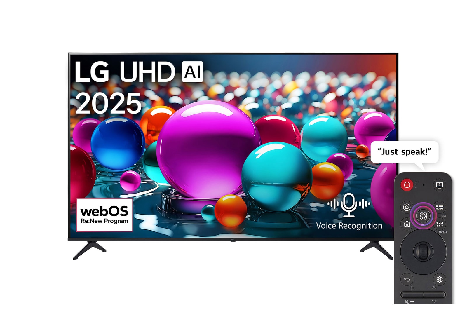 LG 65-Inch UHD AI UA85 4K Smart TV