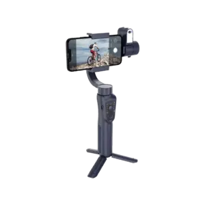 Porodo 3-Axis Ai Tracker & Light Gimbal Stabilizer