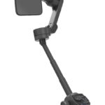 Porodo 3-Axis Gimbal Stabilizer with AI Tracking and Built-in Extension Rod