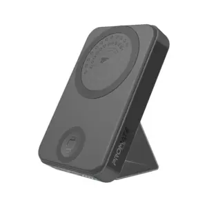 Promate 10000mAh SuperCharge MagSafe Compatible & Apple Watch Wireless Charging Power Bank PowerMag-Trio