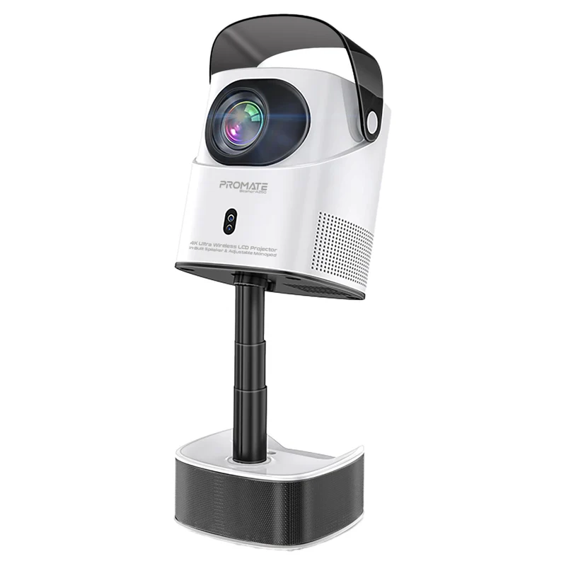 Promate 3 in 1 4K Ultra HD Wireless LCD Projector