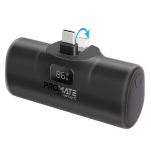 Promate 5000mAh Ultra-Compact Fast charging Power Bank