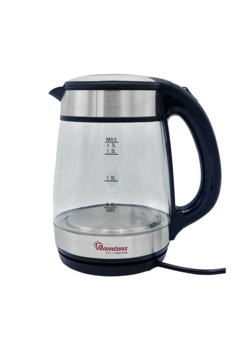 Ramtons Cordless Glass Jug Kettle 1.7 Liters RM/566