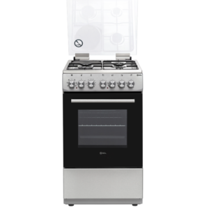SCL 4 Gas Cooker 50x60cm Semi Inox SCL-FC564SI