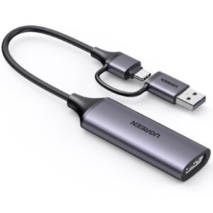 UGREEN Full HD 1080P Video Capture Card 4K HDMI to USB-A/USB-C HDMI Capture Card