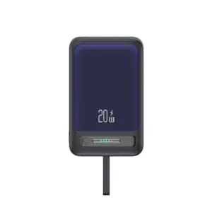 Usams Series Magnetic Wireless Fast Charging Powerbank with Type-C Cable & Bracket 20W