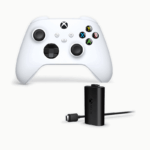 Xbox Series X|S Controller Options in White or Black with Charging Kits