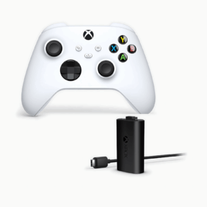Xbox Series X|S Controller Options in White or Black with Charging Kits