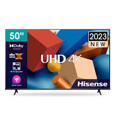 Hisense 50A6K 50 Inch 4K UHD Smart TV (2023 Model) - 50A6KKEN