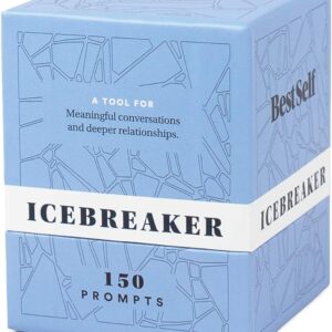 BestSelf Icebreaker Deck - Engaging Icebreaker Game with 150 Conversation Cards Prompts to Create Real Conversations