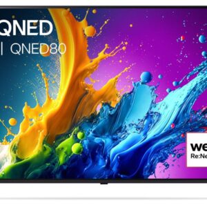 LG QNED TV 2024  75 Inch QNED80T Series  WebOS24  Smart AI ThinQ  Magic Remote  HDR10  HLG AI Sound Pro