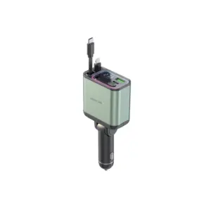 Green Lion Retractable 90W Car Charger (PD-65W)