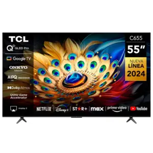 TCL 55 Inch 55C655 Qled PRO 4K Ultra HD Google Tv