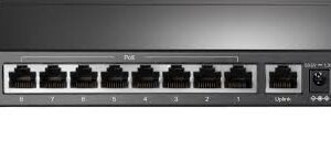 TP-Link 9-Port 10/100Mbps Desktop Switch with 8-Port PoE+ - TL-SF1009P