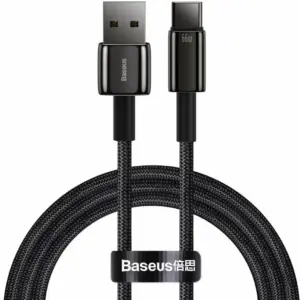 Baseus Tungsten Gold Fast Charging Data Cable USB To Type-C 100W