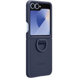 Samsung Silicone Case With Ring For Galaxy Z Flip 6