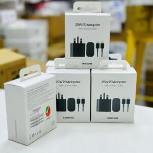 GALAXY M53 5G 25W SUPER FAST CHARGER USB C-C CABLE-black