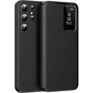 Galaxy S25 Ultra Smart View Leather Flip Case/cover Window Card Slot