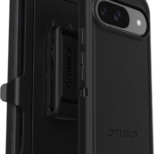 9 Pro OtterBox Defender Series Case/cover - Black, Rugged & Durable, with Port Protection, Includes Holster Clip Kickstand