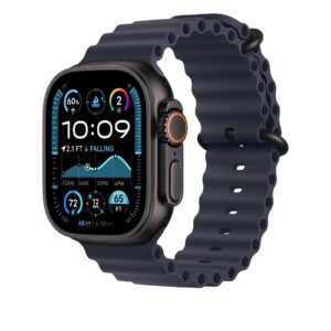 IWATCH WATCH ULTRA49mm Navy Ocean Band/STRAP - Black Titanium Finish
