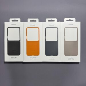 Galaxy Z Flip 7 Original Kindsuit leather Elegant Slim Fit Case/cover-black