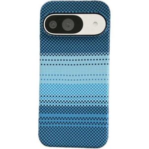 Magnetic Case Compatible with Google Pixel 9 Pro XL, Carbon Fiber Aramid Gradient Military-Grade Shockproof Slim Phone Cover for Pixel 9Pro XL