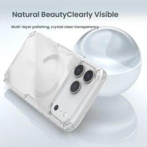 Nature TPU Pro Magnetic Clear Case/Cover For Apple iPhone 17 Pro Max 6.9 (2025)