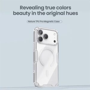 Nature TPU Pro Magnetic Clear Case/Cover For Apple iPhone 17 Pro