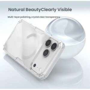 Nature TPU Pro Magnetic Clear Case/Cover For Apple iPhone 17 Pro