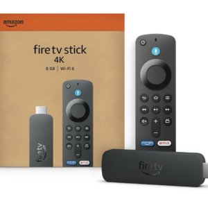 Fire TV Stick 4K (newest model) with AI-powered Fire TV Search, Wi-Fi 6, stream over 1.8 million movies and shows, free & live TV
