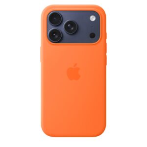 iPhone 17 Pro Silicone Case/cover with MagSafe – Orange