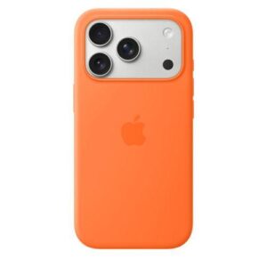 iPhone 17 Pro Silicone Case/cover with MagSafe – Orange