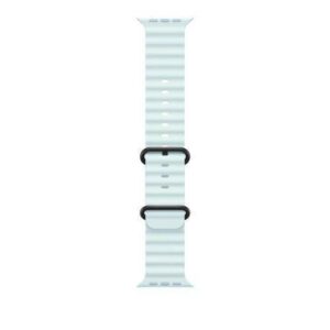 IWATCH WATCH ULTRA 3, 49mm Ice Blue Ocean Strap/Band - Black Titanium Finish