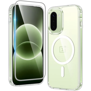 15R 5G Transparent/clear Shockproof Hybrid Armor Magnetic Back Cover Case