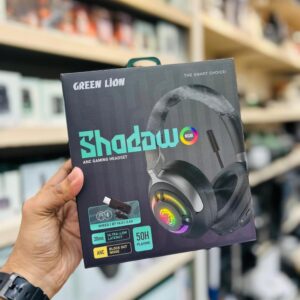PS5/PS4 XBOX Shadow ANC Gaming Headset with 50 Hours Play Time, 50 mm Dynamic Driver, Immersive Audio Experience,  Detachable Boom Microphone, ANC Noise Block Out, 2.5 Hours Charging Time, Bluetooth wireless Version 6.0, 10m Operating Distance