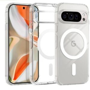 10 Crystal Clear Magsafe Anti-Yellowing Shockproof Hard PC Back Cover/case