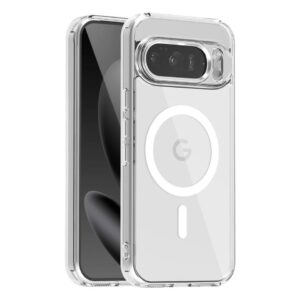 10 Pro Crystal Clear Magsafe Anti-Yellowing Shockproof Hard PC Back Cover/case