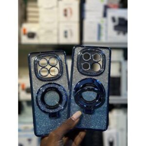 Xiaomi Redmi Note 15 Pro Magnetic Ring Stand Glitter Back Case/Cover