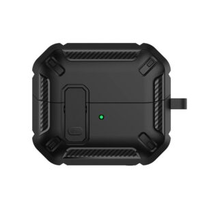Galaxy Buds 3 Pro/3/3 FE Protective Hard Shockproof Case Cover with Secure Lock Clip