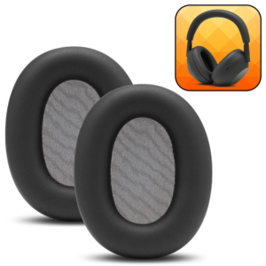 WH-1000XM5 Premium Replacement ANC EarMuff Cushion/Earpads Leather Cushions with Super Soft Fabric & Thick Memory Foam