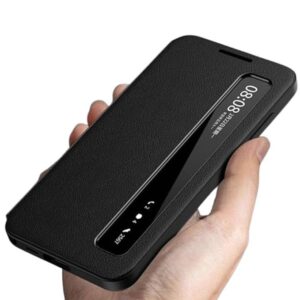 Galaxy S26 Ultra Original S View Wallet Case Smart Display Window Magnetic Flip Protective Cover/case - Black