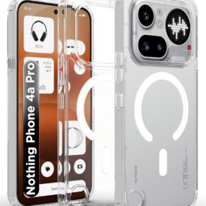 phone 4A PRO Clear magsafe magnetic Transparent Shockproof Cover Case