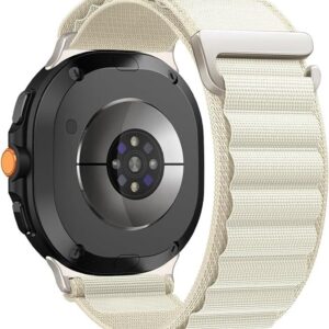 Galaxy Watch 8/8 Classic 40/44/46mm smart watch strap/band Nylon -white