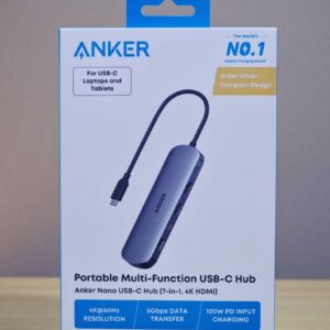 USB C Hub, 7in1 Multi-Port USB Adapter for Laptop/Macbook, 4K@60Hz USB C to HDMI Splitter, 85W Max PD, 2 USB 3.0 & 1 USBC Data Ports, SD/TF Card Reader, for Type C Devices